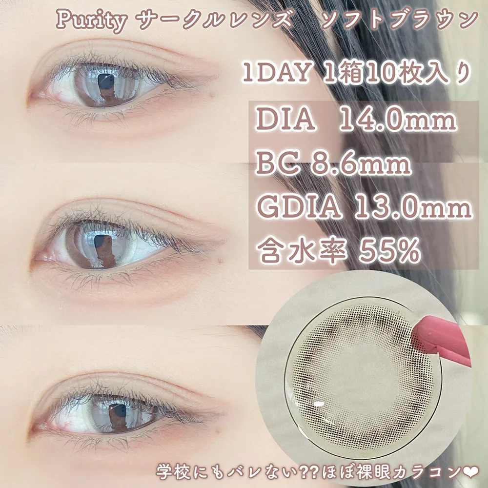 Purity 1day ソフトブラウン