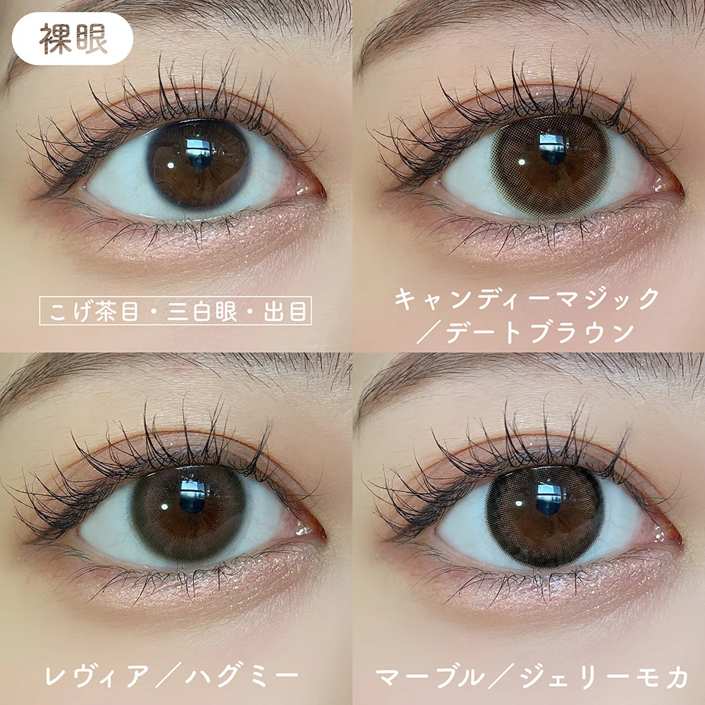 裸眼との比較