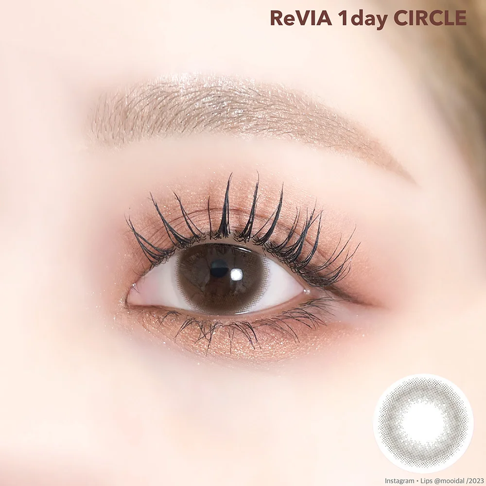 ReVIA 1day CIRCLE《MUUSE BROWN》
