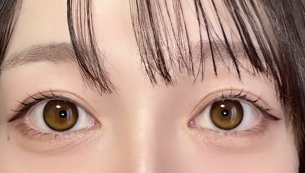 RIARIA 1day/リアリーブラウン着用時