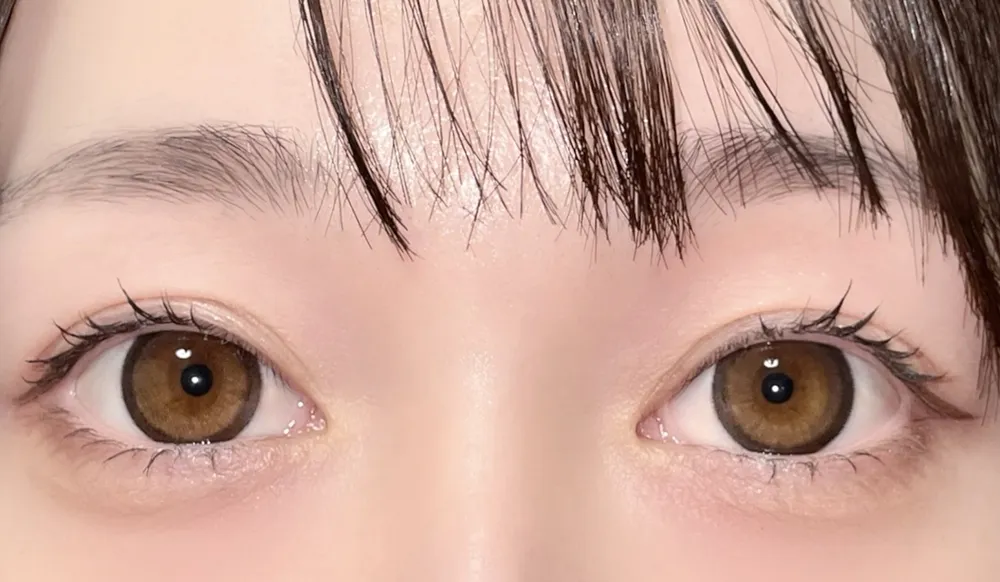 Luna Natural 1day ラテ着用時