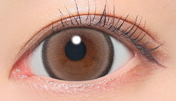 Fabulous 1day ラテベージュ 着用画像