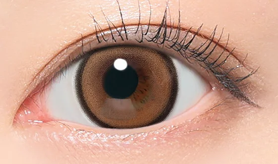 キャンディーマジック マンスリー メロブラウン着用画像