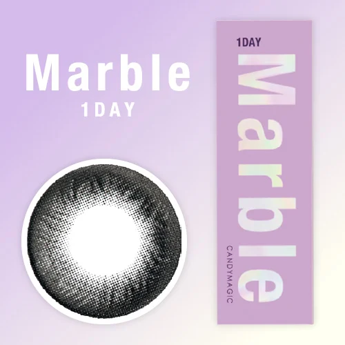 マーブル ワンデー ナチュラルブラック