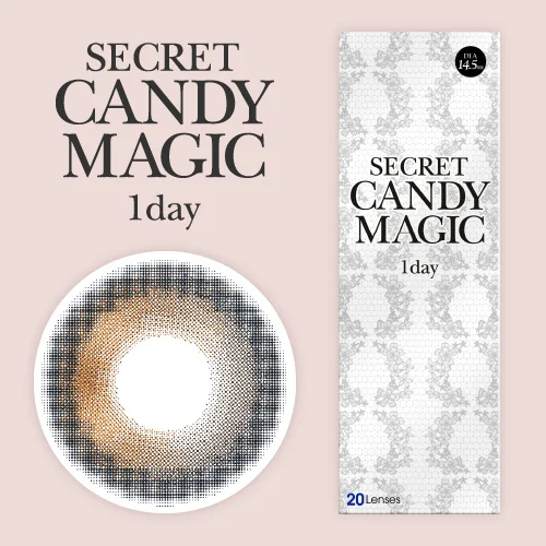 シークレットキャンディーマジック ワンデー バターブラウン