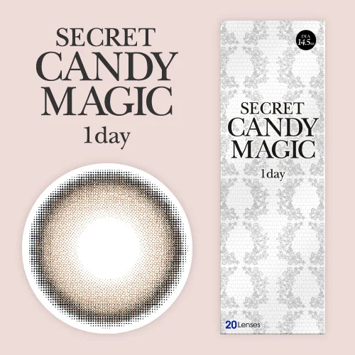 シークレットキャンディーマジック ワンデー ラテベージュ