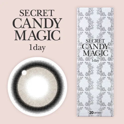 シークレットキャンディーマジック ワンデー ラメベージュ