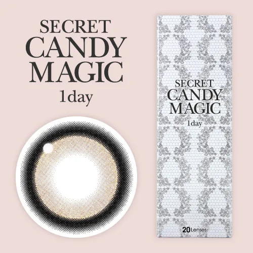 シークレットキャンディーマジック ワンデー ラメブラウン