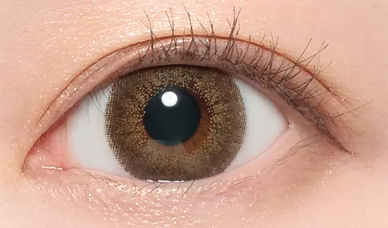 シークレットキャンディーマジック マンスリー ベージュ着用画像