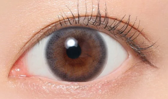 シークレットキャンディーマジック マンスリー クリアグレー着用画像