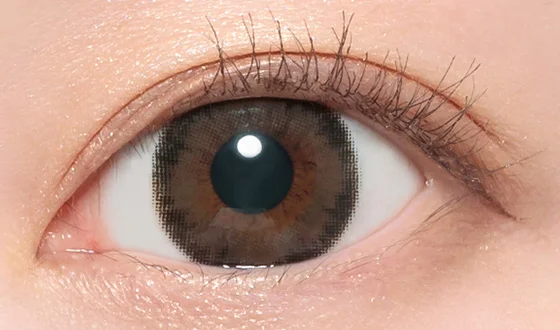 シークレットキャンディーマジック マンスリー ダークモカ着用画像