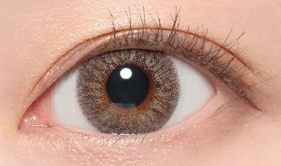 シークレットキャンディーマジック マンスリー グレージュ着用画像