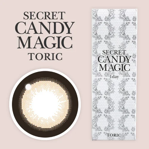 シークレットキャンディーマジック ワンデー トーリック NO.3ブラウン