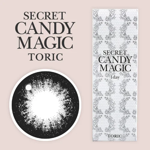 シークレットキャンディーマジック ワンデー トーリック NO.5ブラック