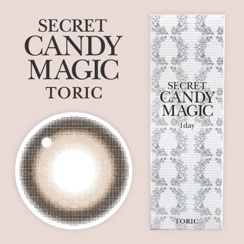 シークレットキャンディーマジック ワンデー トーリック バニラブラウン