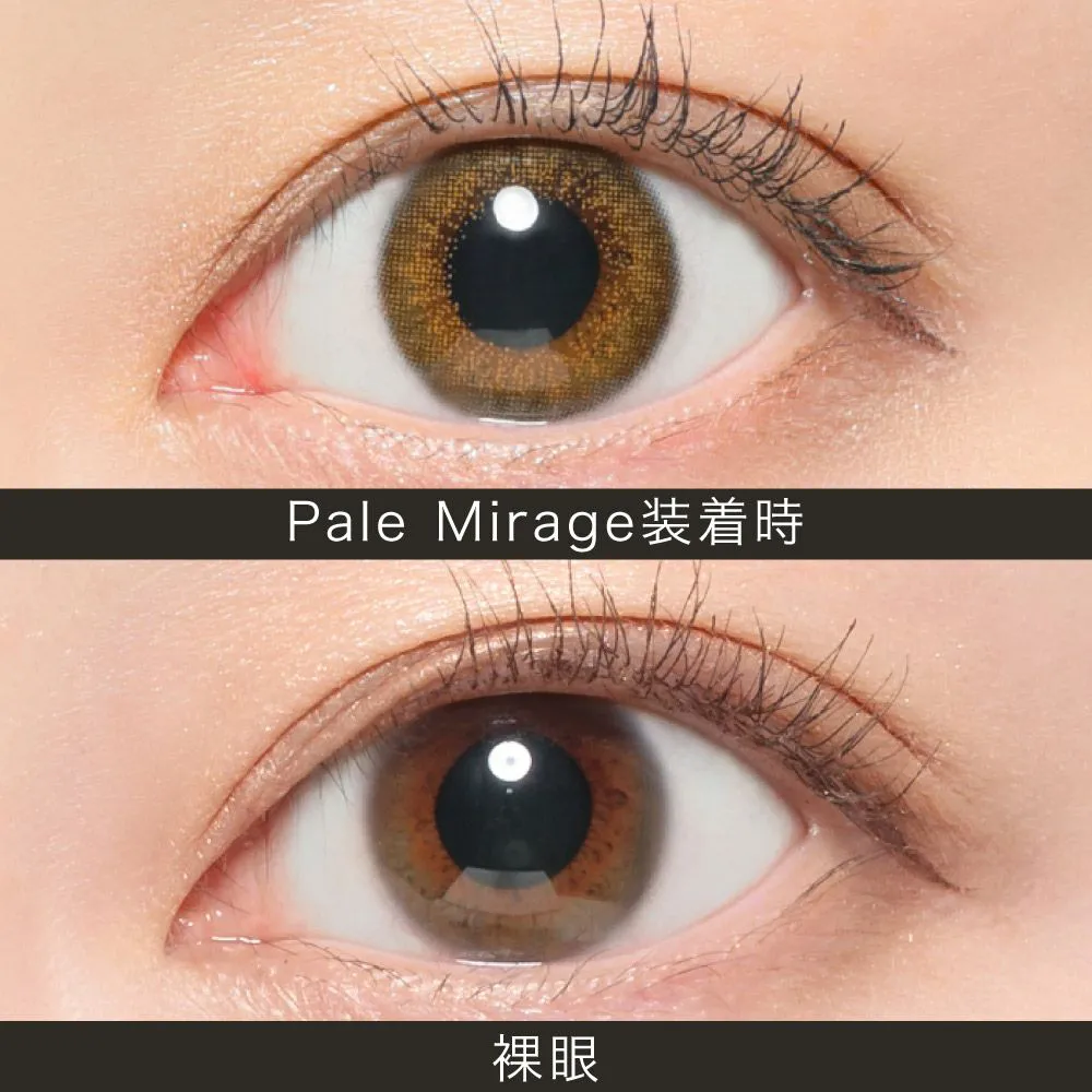 ReVIA 1month COLOR 《ペールミラージュ》 度なし 1箱2枚入り