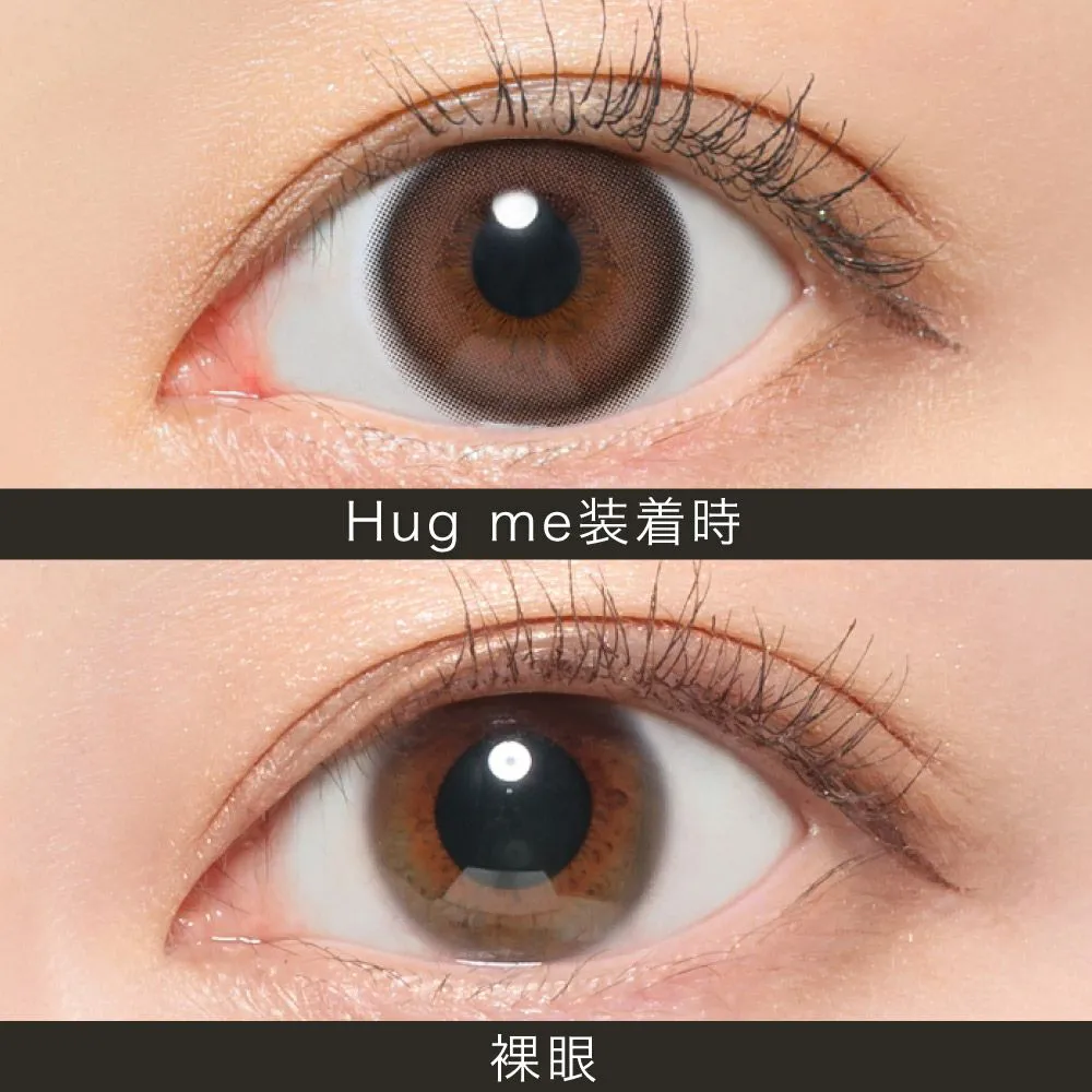 ReVIA 1month COLOR ハグミー DIA14.1 BC8.6 着色直径13.2 度あり1枚入り