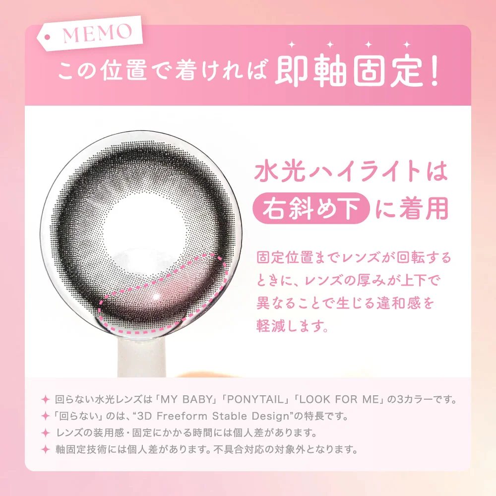 この位置で着ければ即軸固定！