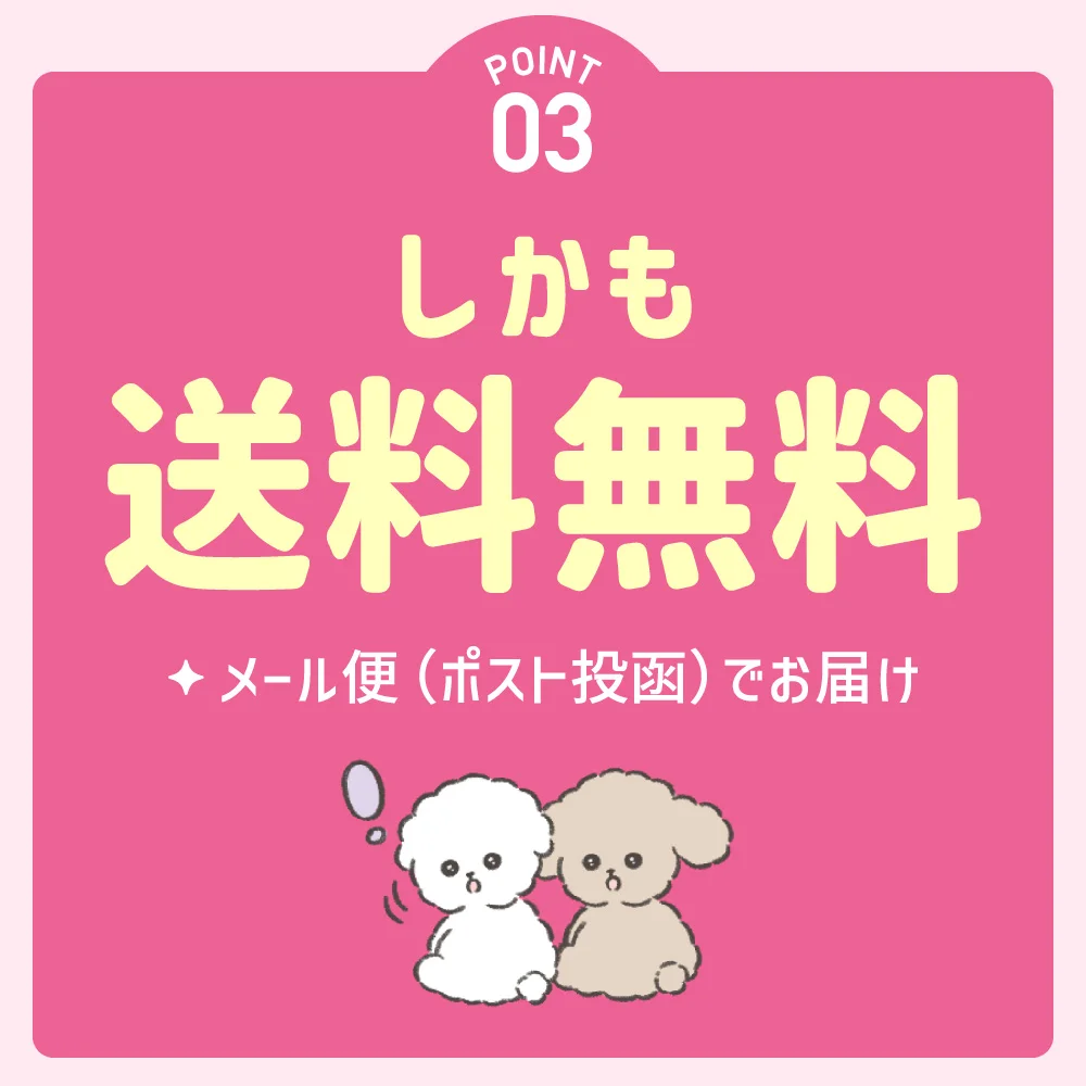 ポイント03　しかも送料無料