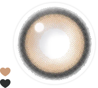 メロブラウンレンズ画像