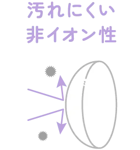 汚れにくい非イオン性