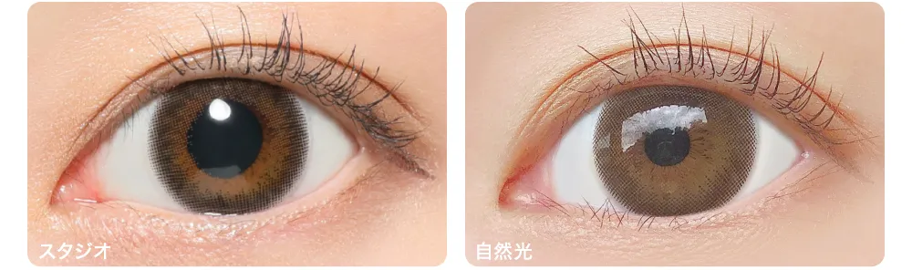 乱視用レンズ Sheer Sable シアーセーブル 着用画像
