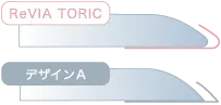 なめらかなフチ