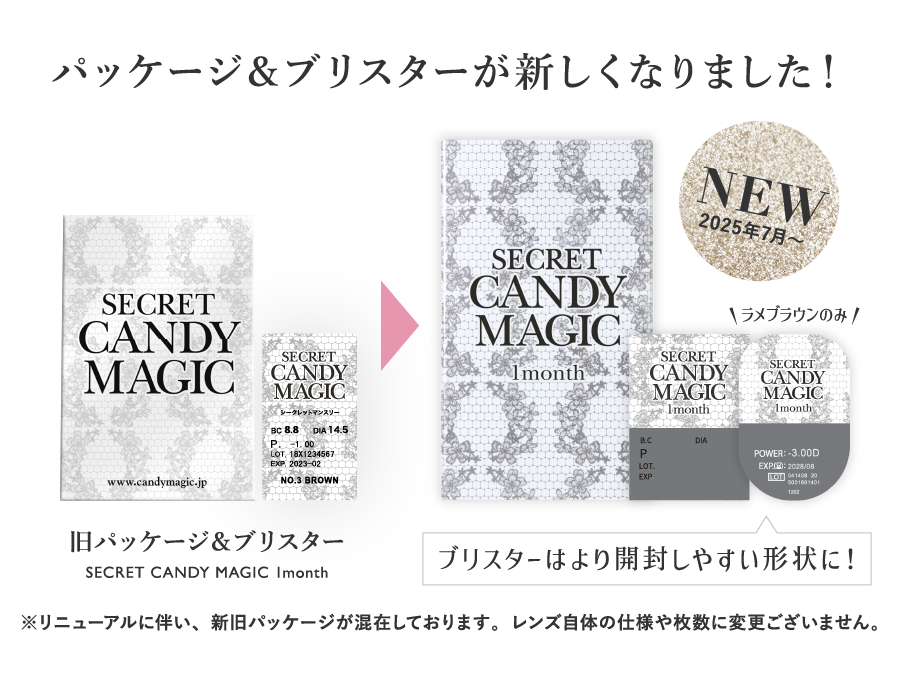 パッケージ＆ブリスターが新しくなりました！